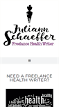 Mobile Screenshot of jshealthwriter.com